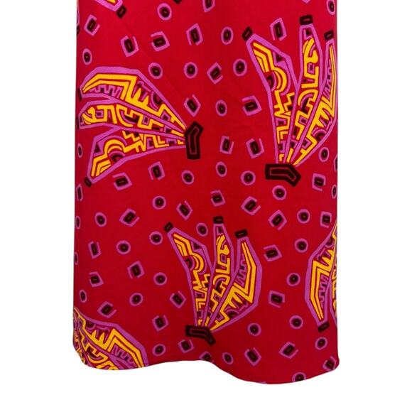 House of Harlow 1960 Women's Red Banana Print Spaghetti Strap Midi - Size S - Picture 5 of 7